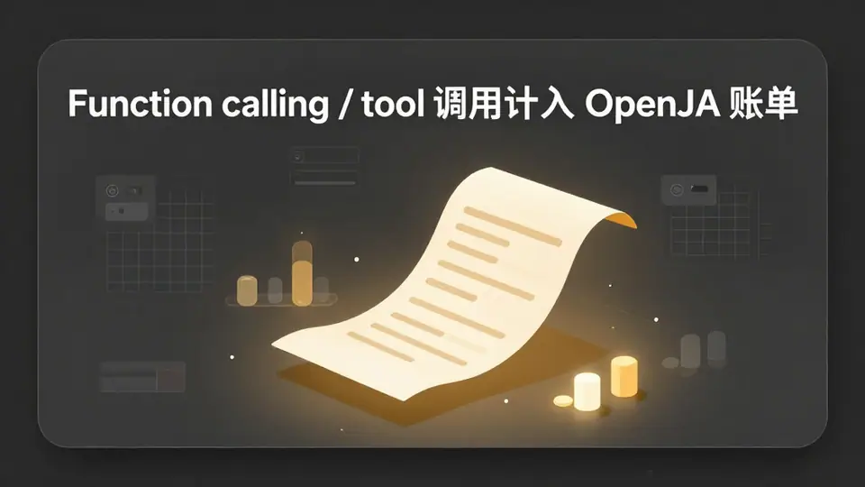 封面:Function calling / tool 调用如何计入 OpenAI 账单